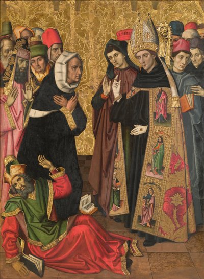 Saint Augustine Disputing with the Heretics by Pau Vergos