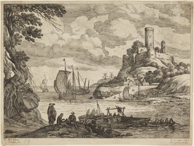 Harbor Scene by Paul Bril