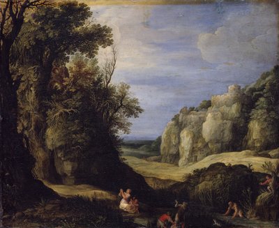 Landscape with Latona and the Lycian Peasants by Paul Bril