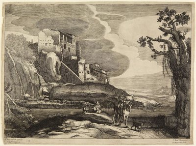 Ruins and Horseman by Paul Bril