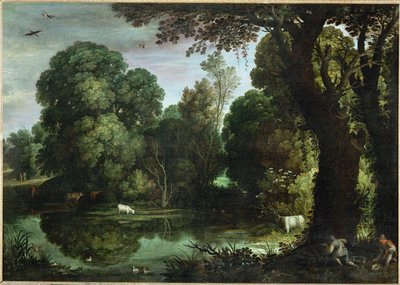 A Duck Hunt by Paul Brill or Bril