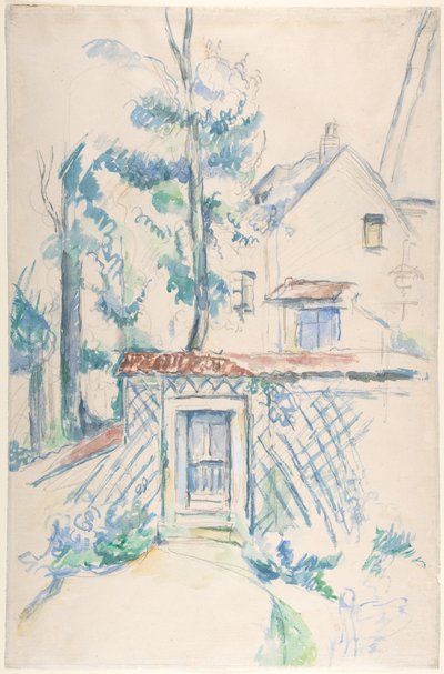 Entrance to a Garden by Paul Cézanne