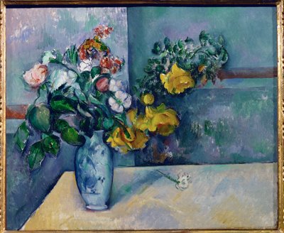 Flowers in a Vase by Paul Cezanne
