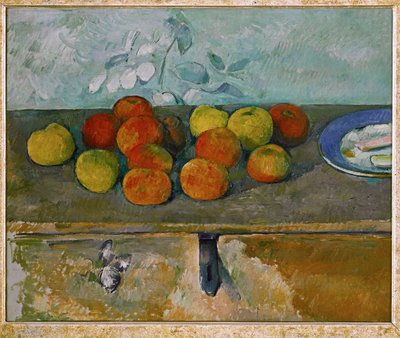 Apples and Biscuits by Paul Cezanne