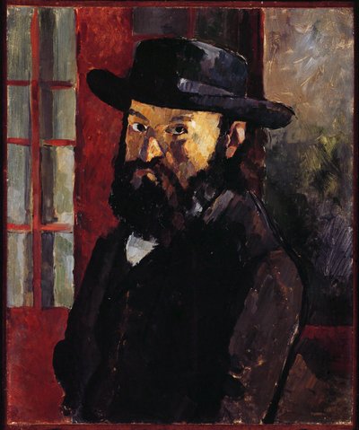 Portrait of Cezanne with a Felt Hat by Paul Cezanne