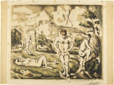 The Bathers by Paul Cézanne