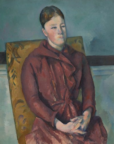 Madame Cezanne in a Yellow Chair by Paul Cézanne