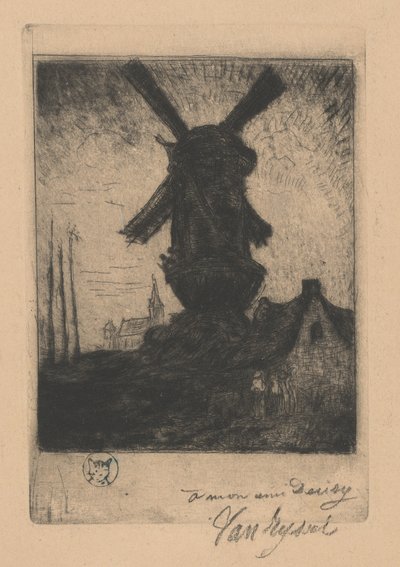 North Windmill in the Creuse Valley by Paul Ferdinand Gachet