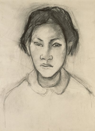 Head of a Tahitian Woman by Paul Gauguin
