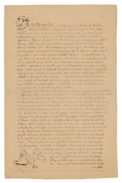 The Smile: Serious Journal, Aug. 21, 1899 by Paul Gauguin