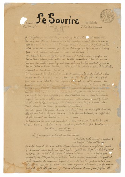 The Smile: Serious Journal, Oct. 13, 1899 by Paul Gauguin