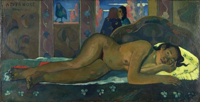 Nevermore by Paul Gauguin