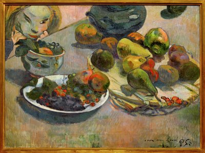 Still-life with fruit by Paul Gauguin