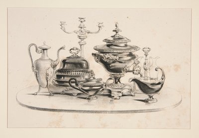 (?). (SILVERSMITH PIECES.) by Paul Gavarni