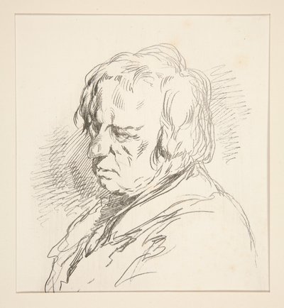 Bust of a Middle-Aged Man by Paul Gavarni