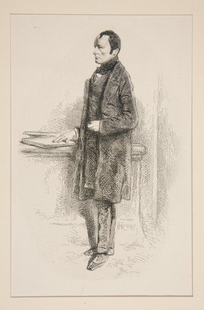 Paul Delaroche by Paul Gavarni