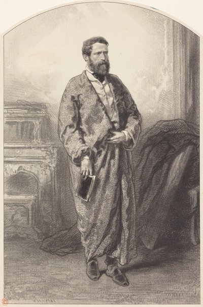 Alexander Gabriel Descamps by Paul Gavarni