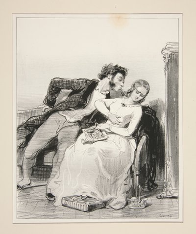 What Makes the Qualities of the Husband One Loves Makes the Faults of the Husband... by Paul Gavarni