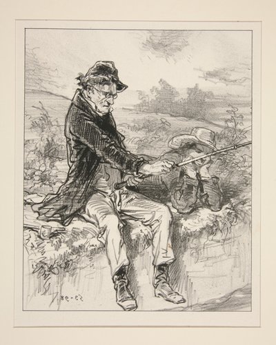 Hush!...a Shareholder Coming to Collect His Dividend! by Paul Gavarni