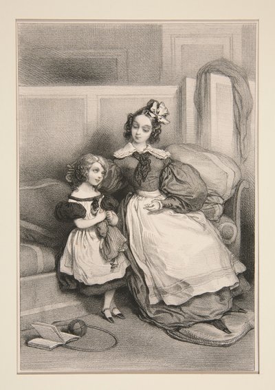 Two Sisters by Paul Gavarni