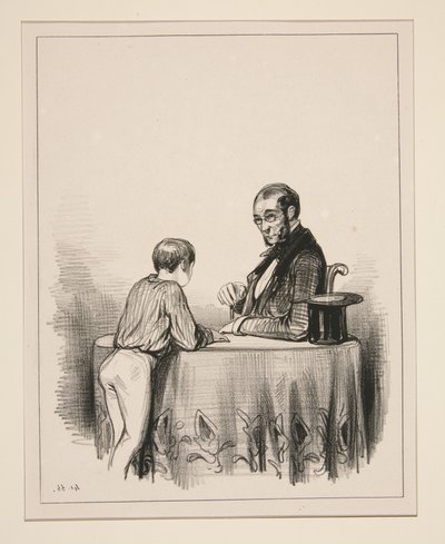 Do You Pay Taxes Like Daddy... by Paul Gavarni