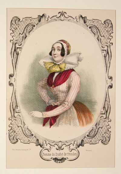 Woman from the Duchy of Wenden by Paul Gavarni