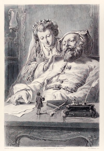 Frontispiece from French Edition of Gulliver