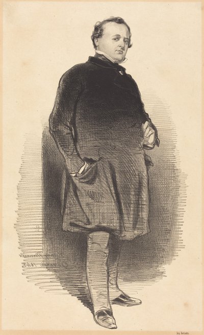 Henry Monnier by Paul Gavarni