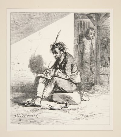 I, the Undersigned, King of Batignolles, Prince of Clichy by Paul Gavarni