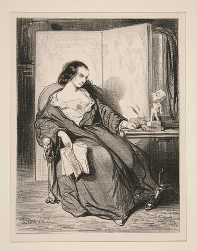 The Study by Paul Gavarni