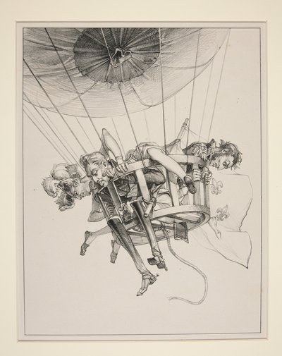The Lost Balloon by Paul Gavarni