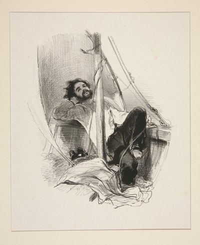 The Heart of the Sailor by Paul Gavarni