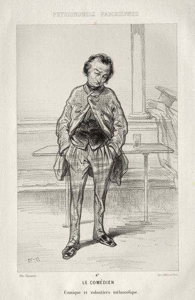 The Comedian by Paul Gavarni
