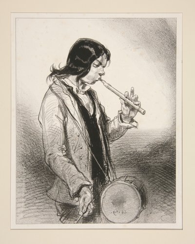 The Galoubet by Paul Gavarni