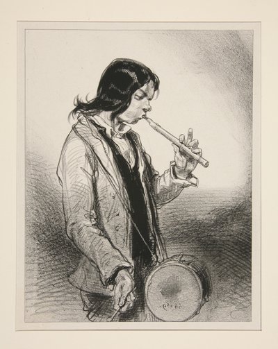 The Galoubet by Paul Gavarni