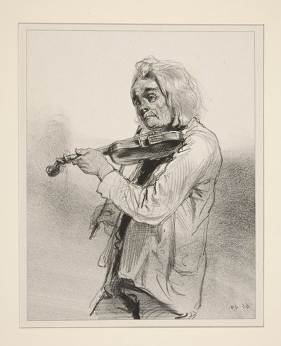 The Minstrel by Paul Gavarni