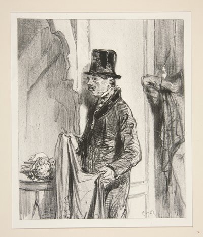 The Husband of Miss Cigale by Paul Gavarni