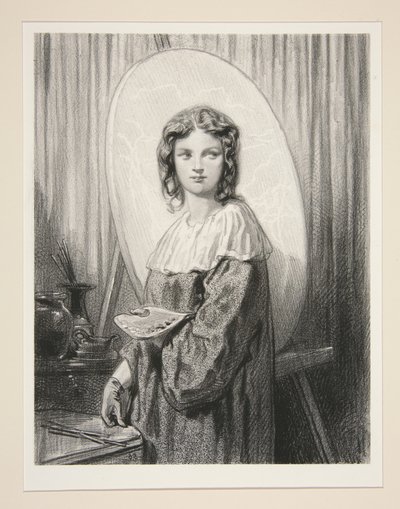 Les Femmes Artistes / Mistress Diana S... by Paul Gavarni