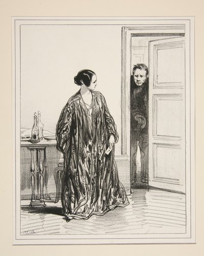The Cigars of Clichy Give This Young Man a Migraine... by Paul Gavarni
