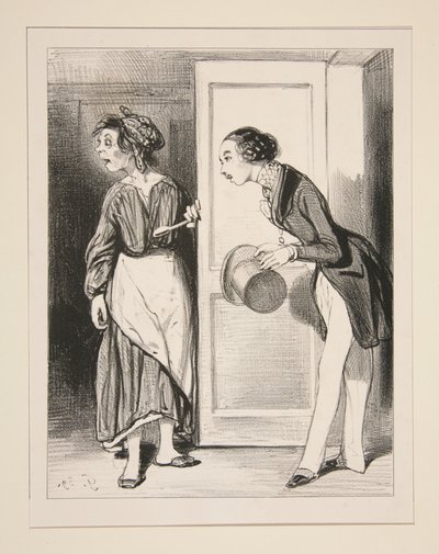 Madame de Saint-Aiglemont, Madam, please?... by Paul Gavarni