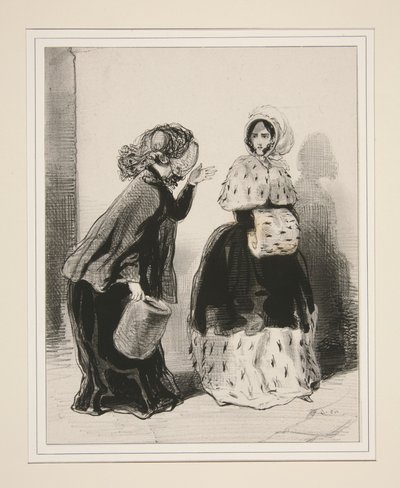 Madame the Baroness, these machines would not arrive if your husband... by Paul Gavarni
