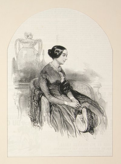 Miss Nourtier by Paul Gavarni