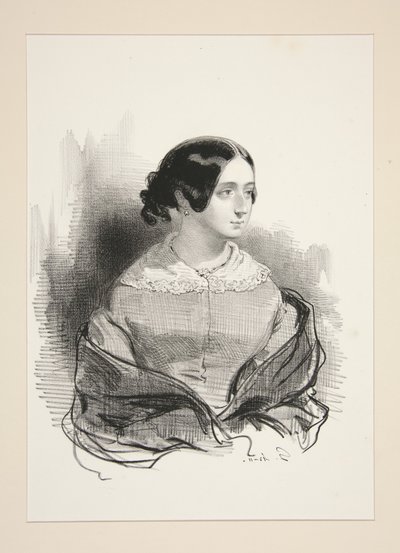 Mme. Montigny by Paul Gavarni