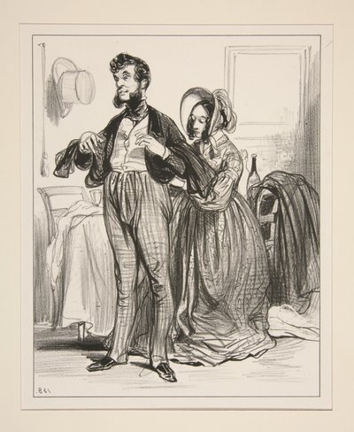Where are we going? To the French? - We are playing Moliere!... by Paul Gavarni