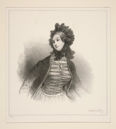 Peasant Woman from the Canton of Solothurn by Paul Gavarni