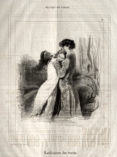 Politics of Women: Ratification of the Treaties by Paul Gavarni