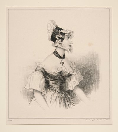 Soubrette by Paul Gavarni