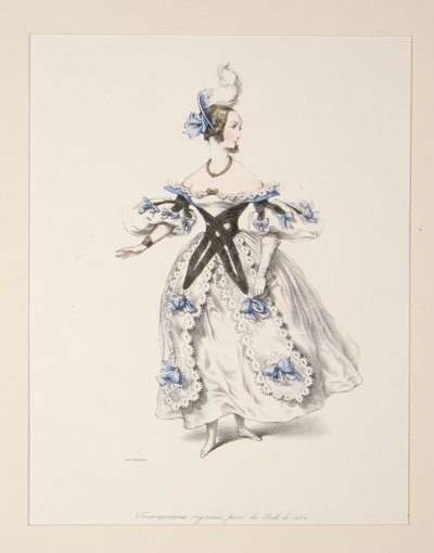 ORIGINAL COSTUMES for the balls of 1834. No. 1. by Paul Gavarni