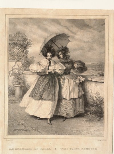The Paris Courier (Le Courrier de Paris) by Paul Gavarni