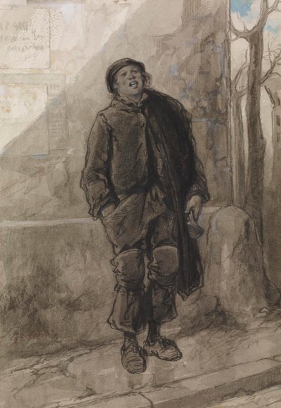 The Twelve Months: November by Paul Gavarni